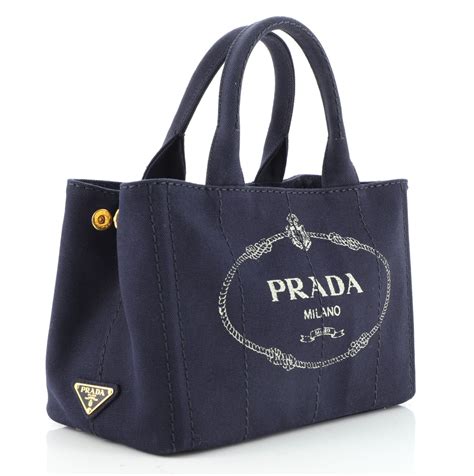 prada canvas mini tote|prada small nylon camera bag.